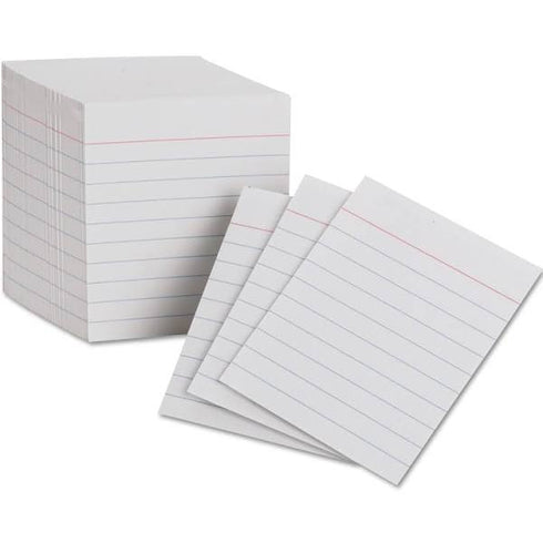 INDEX CARDS MINI 3X2 WHITE